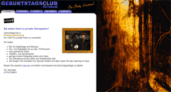 Desktop Screenshot of geburtstagsclub-potsdam.de